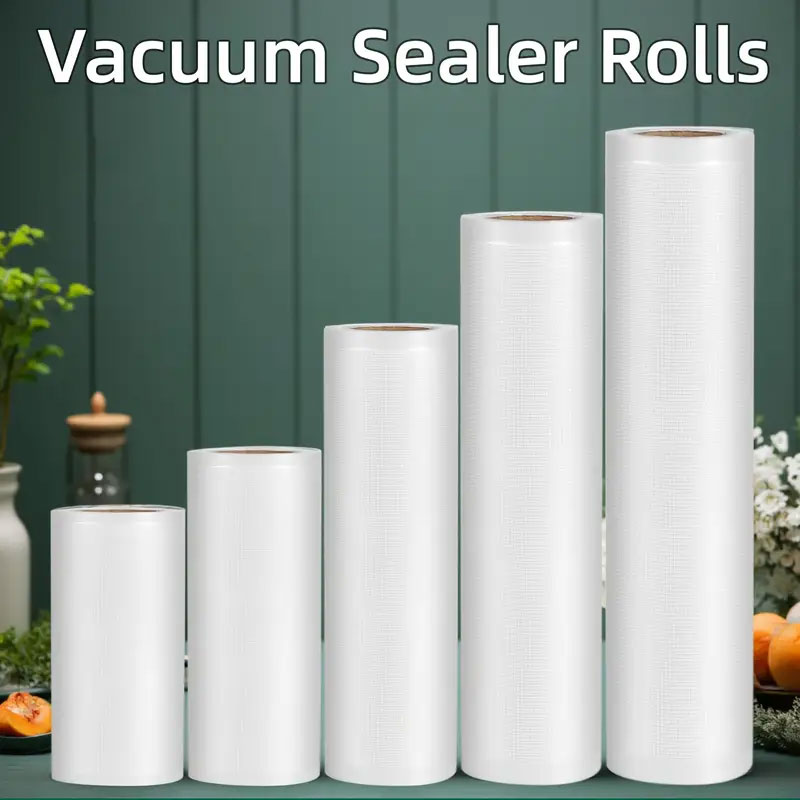 Meal Prep Vacuum Seal Containers - 500CM 진공 밀봉 백 롤 미끄럼