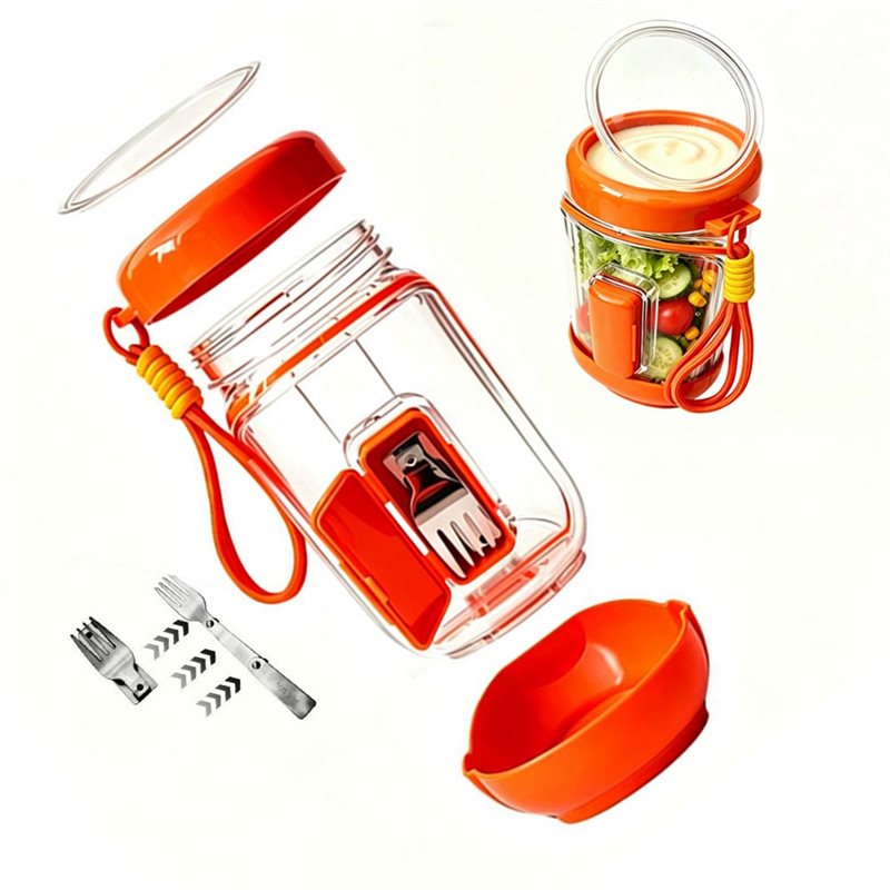 WCS - 미리 준비된 식사에 적합한 샐러드 용기, 휴 - Meal Prep Jar Salad 리뷰 및 가격