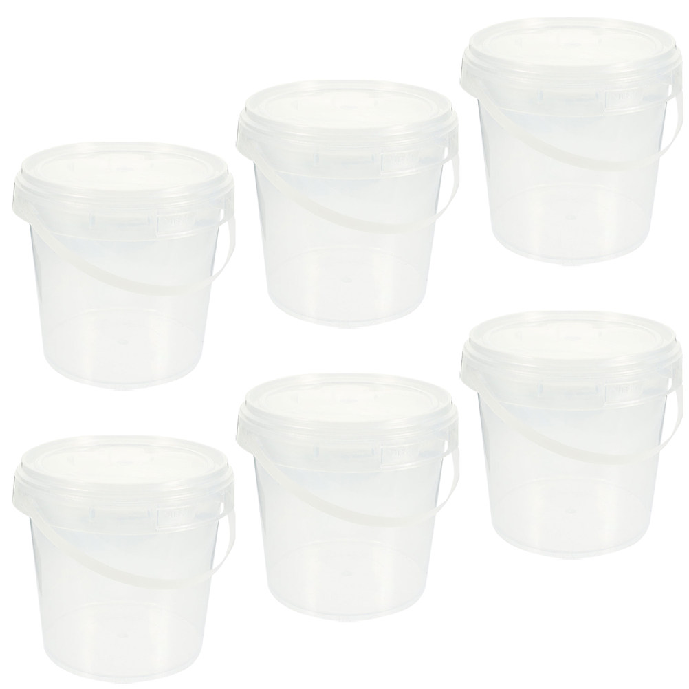 뚜껑과 손잡이가 달린 투명 플라스틱 식품 보관용 통 6 - Meal Prep Rice 리뷰 및 가격