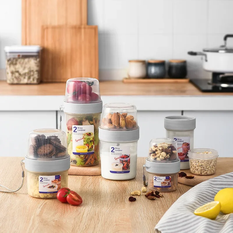 아침식사 오트밀 시리얼 견과류 요거트 샐러드 컵 밀폐용 - Salad Container Jar 리뷰 및 가격