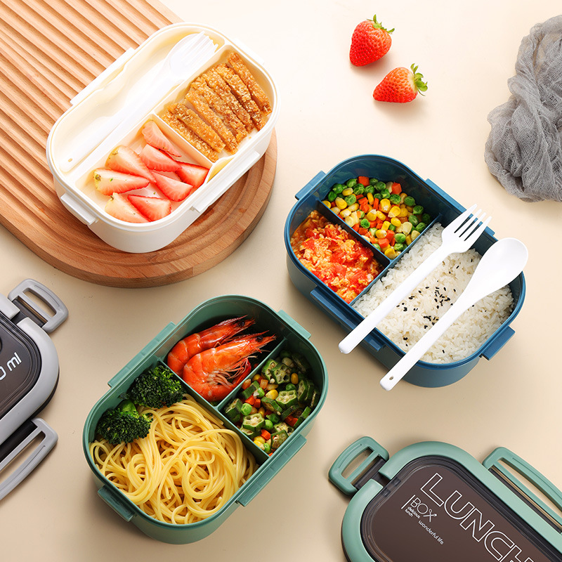 이중 레이어 도시락 상자, 학생 직장인 도시락 상자,  - Salad Container Jar 리뷰 및 가격
