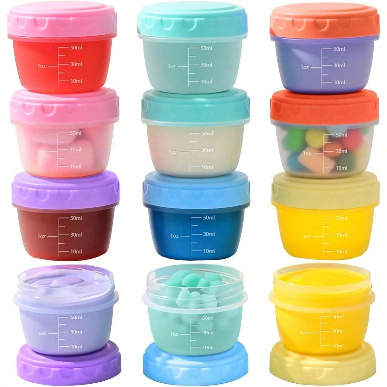1-6팩 2.7온스 샐러드 드레싱 용기 (뚜껑 포함)  - Salad Container Jar 리뷰 및 가격