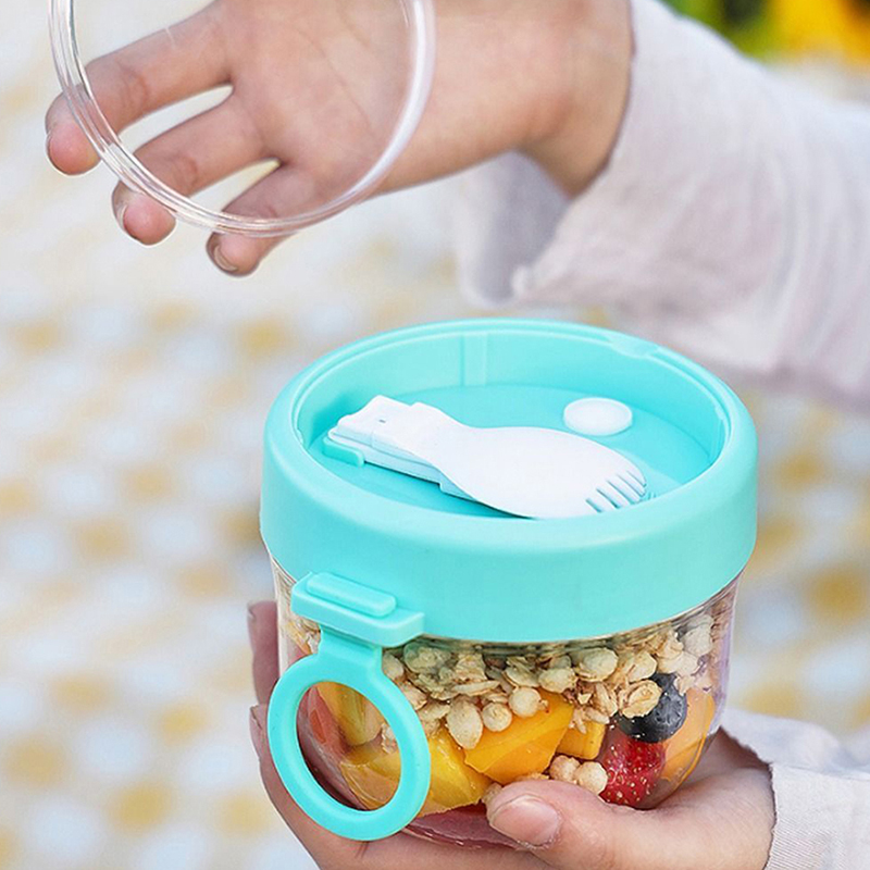 스푼 600ml 식사 준비용 용기 재사용 가능한 오버나 - Meal Prep Overnight Oats 리뷰 및 가격