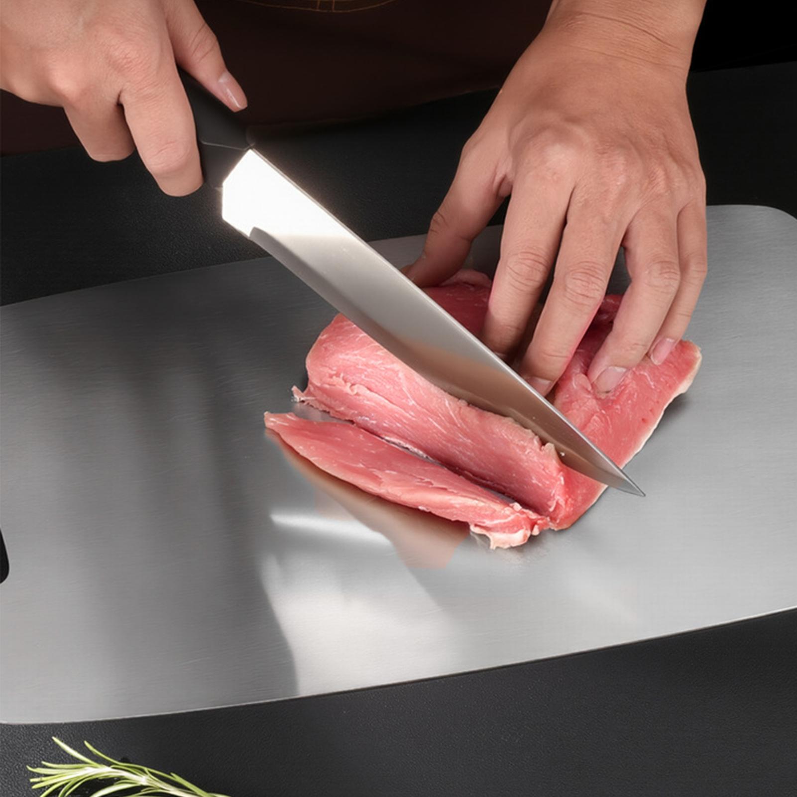 주방용 스테인레스 스틸 도마 양면 주방 도구 고기, 식 - Meal Prep Chicken 리뷰 및 가격