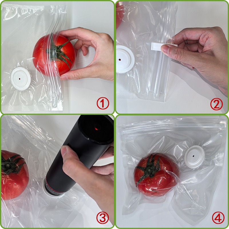 새로운 재사용 가능한 진공 저장 백 주방 채소 과일 포 - Meal Prep Vacuum Seal Containers 리뷰 및 가격