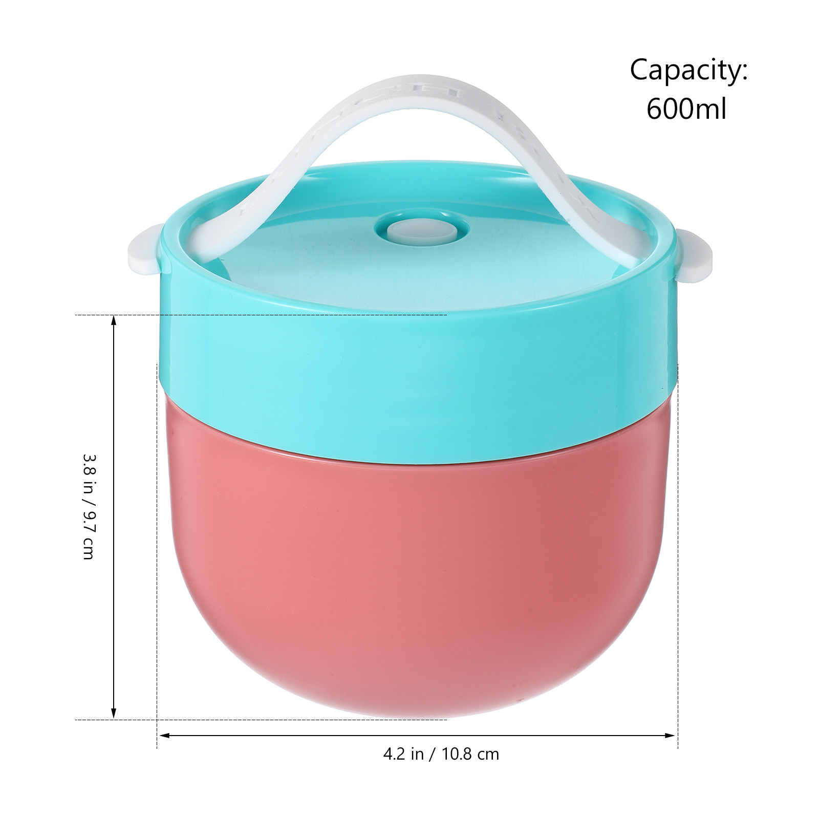 600ml 시리얼 컵, 오트밀 볼, 휴대용 아침 식사용 - Meal Prep Jar Salad 리뷰 및 가격