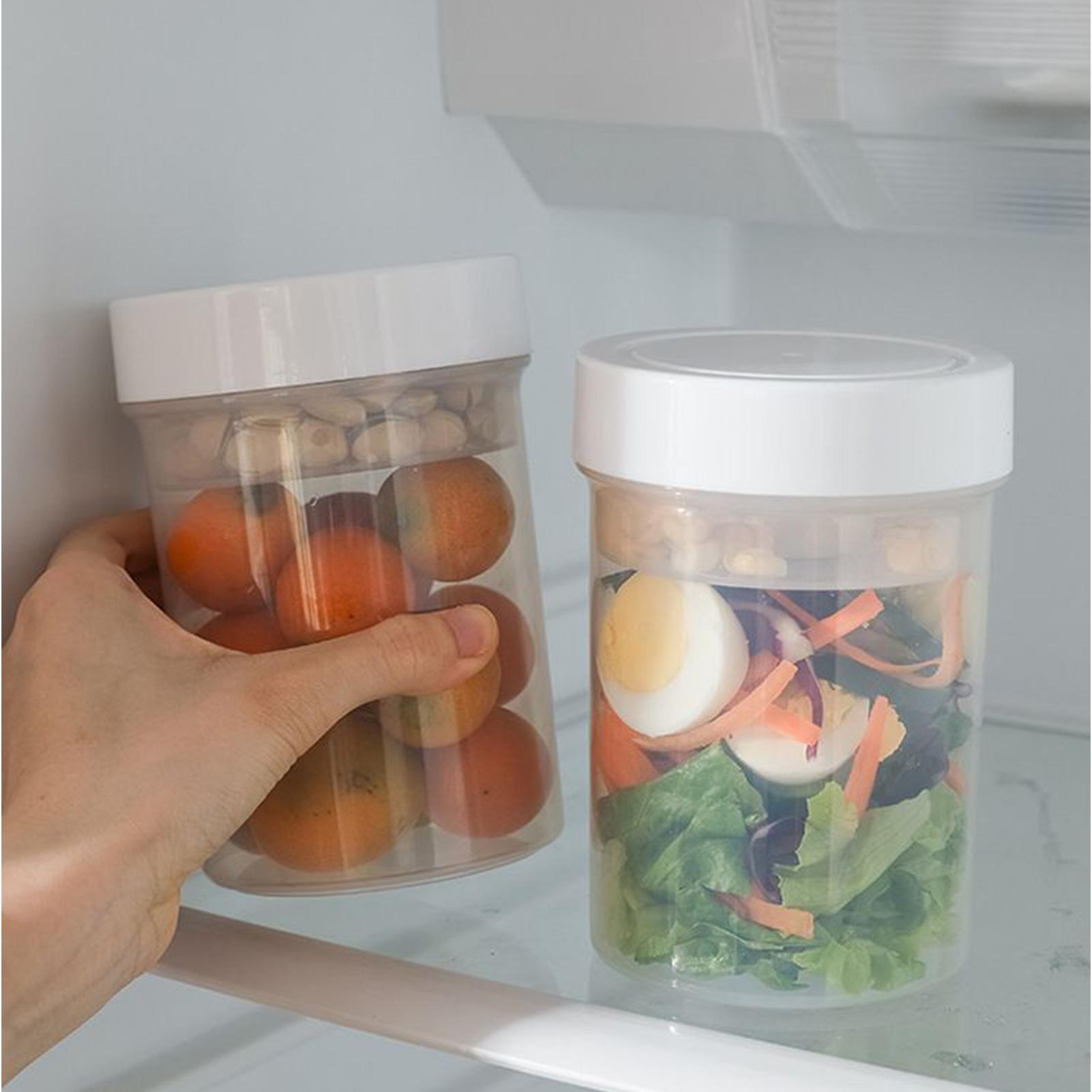 뚜껑이 있는 샐러드 용기 식사 준비용 750ml 휴대용 - Meal Prep Jar Salad 리뷰 및 가격